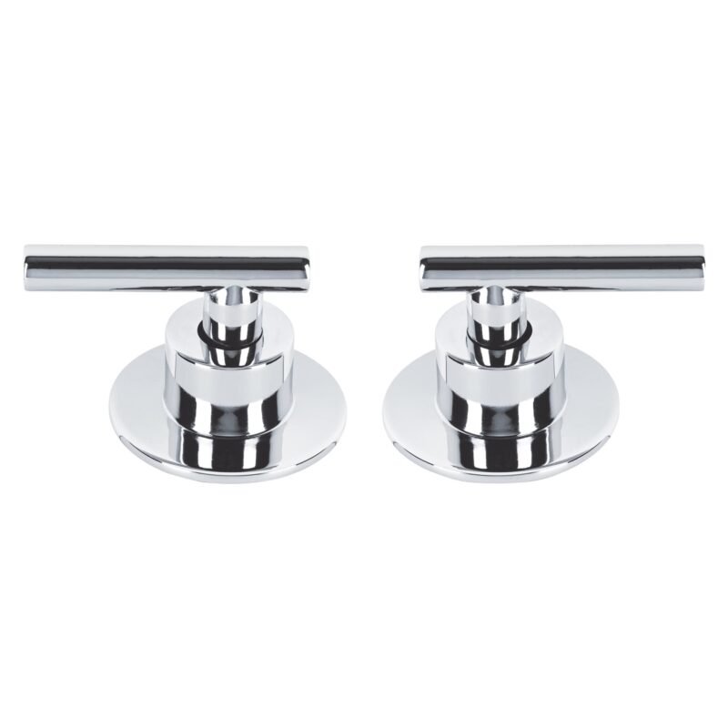 Código: 46875 Juego de 2 manerales para regadera, palanca, cromo, Tubig TBMR-62