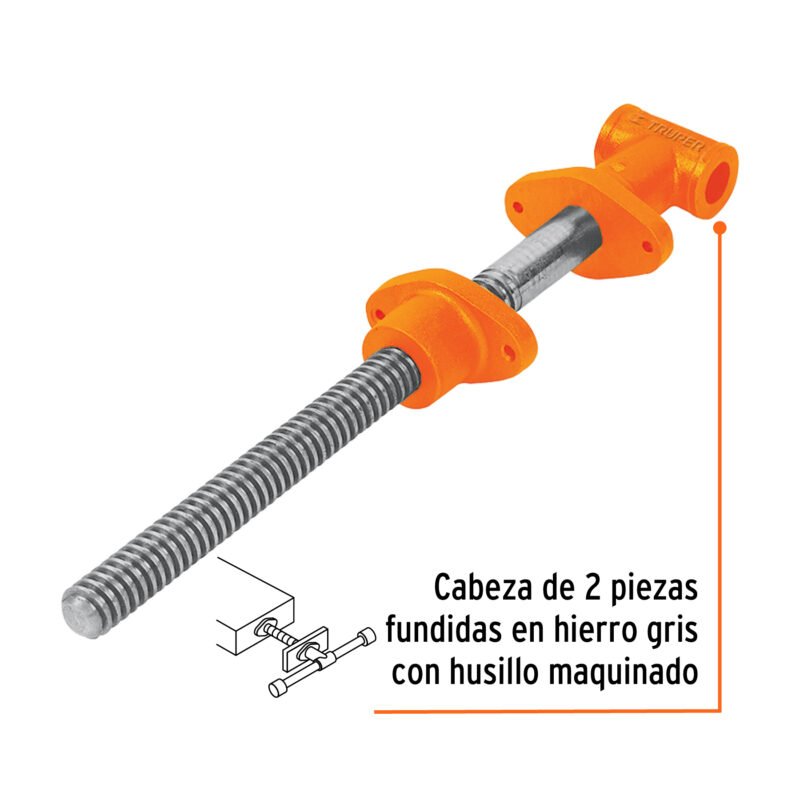 TC-16FC1.jpg Código: 17745 Tornillo de carpintero 16', Truper TC-16