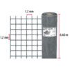 Código: 44949 Rollo de 30 m x 0.6 m malla mosquitera fibra de vidrio gris TEMO-06FG