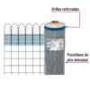 Código: 44962 Rollo de 30 m x 1.5 m de malla mosquitera plástica gris TEMO-15PG