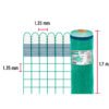 Código: 44956 Rollo de 30 m x 1.7 m de malla mosquitera plástica verde TEMO-17PV