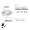 Código: 44028 Tira de LED de 5 m 16 W para interior y exterior, verde TIR-005L