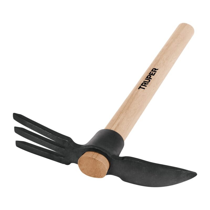 TJA-1.jpg Código: 19647 Rastrillo-pico, mango de madera 14', Truper TJA-1