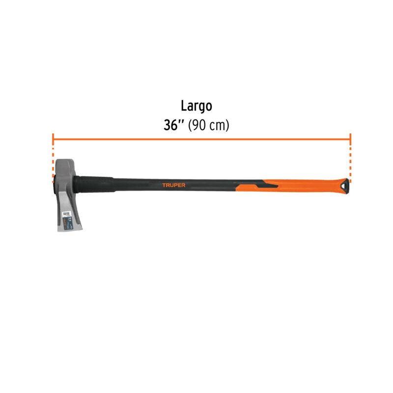 TJR-8FXFC2.jpg Código: 11137 Hacha para rajar madera 8 lbs, mango fibra de vidrio 36' TJR-8FX