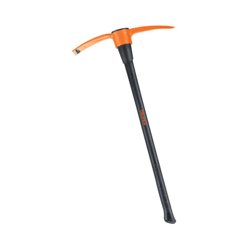 TP-4M.jpg Código: 102453 Talacho-pico 4 lb, mango fibra de vidrio 36', Truper TP-4M