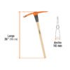 Código: 102966 Talacho-pico 5 lb, mango de madera 36', Truper TP-5MM