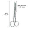 Código: 23160 Tijera 6' ojo grande acero inoxidable para costura, PRETUL TP-8341-6