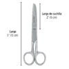 Código: 23152 Tijera 5' de acero inoxidable para costura, PRETUL TP-8642-5