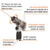 Código: 18242 Llave (pistola) de impacto neumática 1/2', TRUPER TPN-731-EX