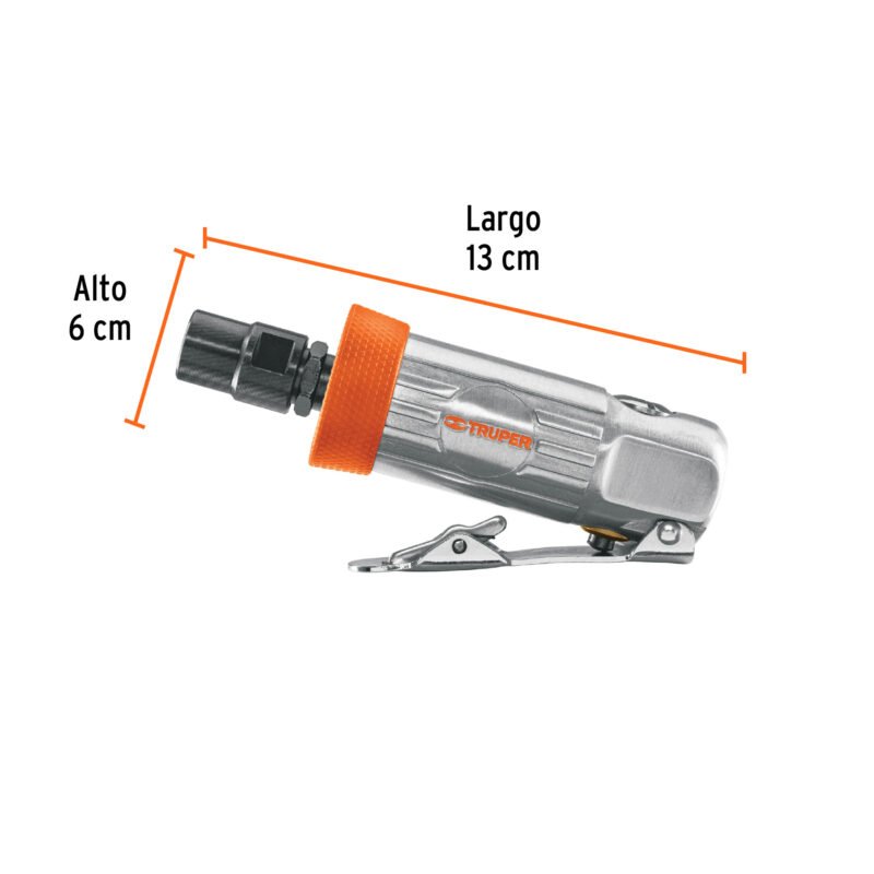 TPN-876-2FC2.jpg Código: 11188 Rectificador neumático 1/4' recto, Truper TPN-876-2