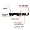 Código: 16888 Matraca de impacto neumática 3/8', Truper TPN-886-2