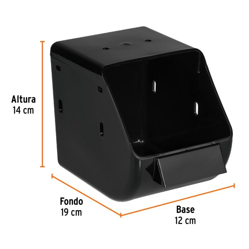 Código: 55950 Gaveta plástica para organizar, negra, Truper VITRO-G
