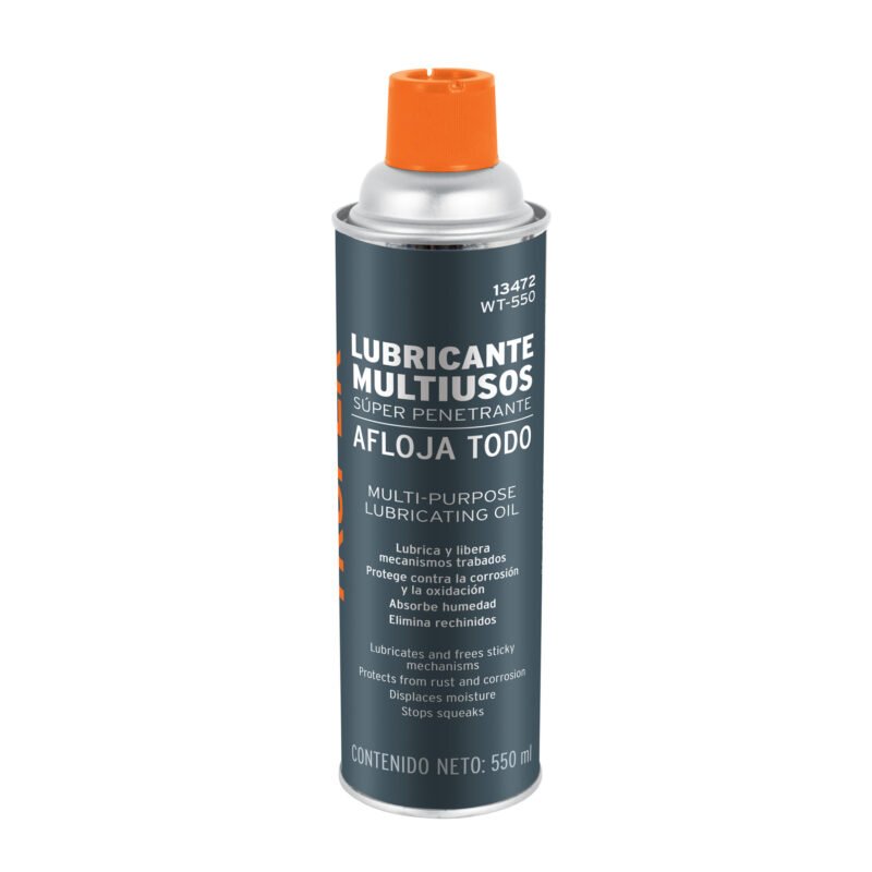 WT-550.jpg Código: 13472 Lubricante multiusos en aerosol, 550ml (19oz), TRUPER WT-550
