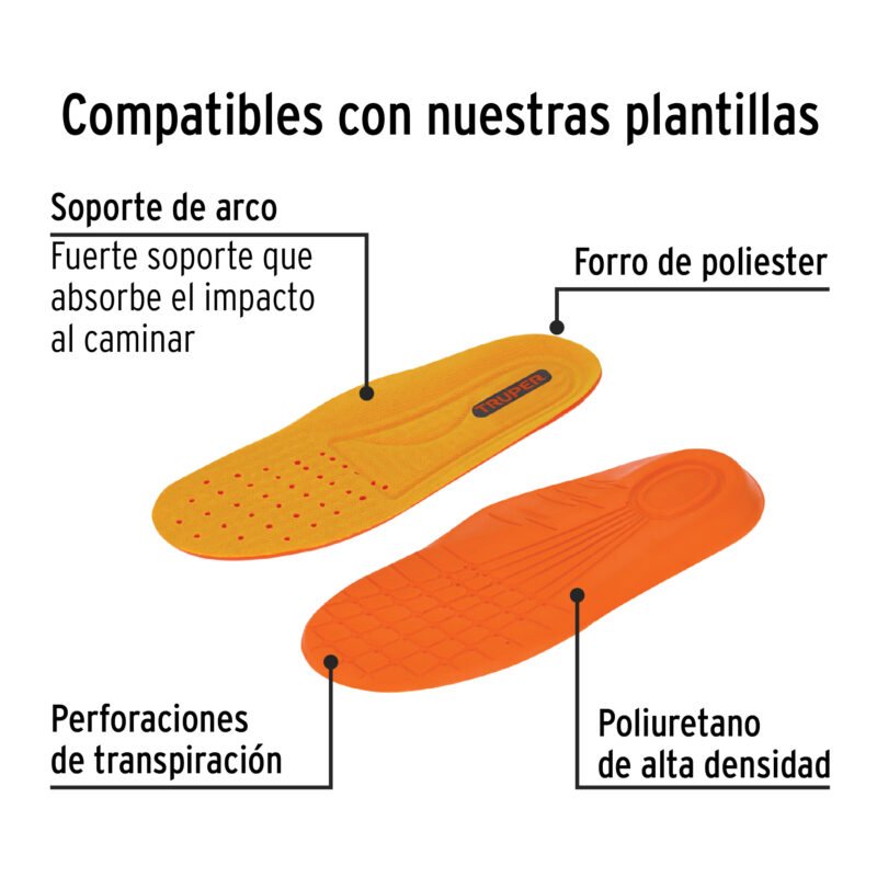Código: 25992 Bota de seguridad negra, #27, casquillo de poliamida, PRETUL ZC-027N