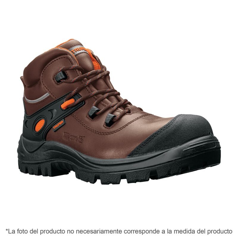ZC-427C.jpg Código: 15473 Bota de seguridad café, #27 dieléctrica antifatiga, Truper ZC-427C