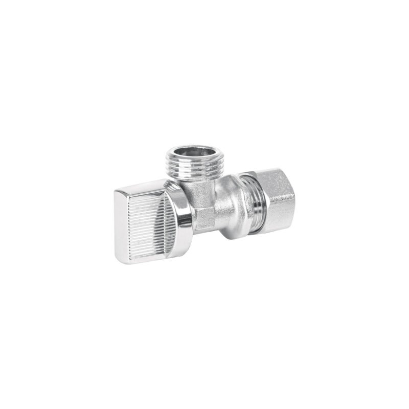 ANG-01BP.jpg Código: 45399 Llave angular de 1/2', 1/4 de vuelta, barrilito, BASIC ANG-01BP