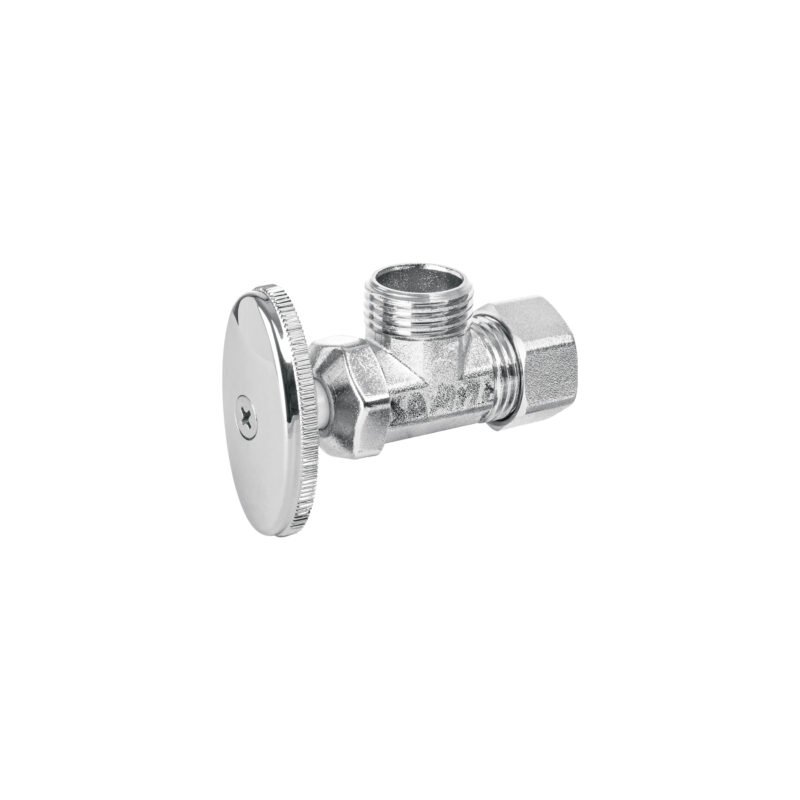 ANG-03P.jpg Código: 45404 Llave angular de 1/2', de compresión, barrilito, BASIC ANG-03P