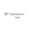 Código: 11124 Broca HSS 11/64' Trugold para metal, Truper Expert BAV-11-64