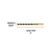 Código: 11132 Broca HSS 15/64' Trugold para metal, Truper Expert BAV-15-64