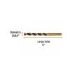 Código: 11144 Broca HSS 21/64' Trugold para metal, Truper Expert BAV-21-64