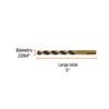 Código: 11148 Broca HSS 23/64' Trugold para metal, Truper Expert BAV-23-64