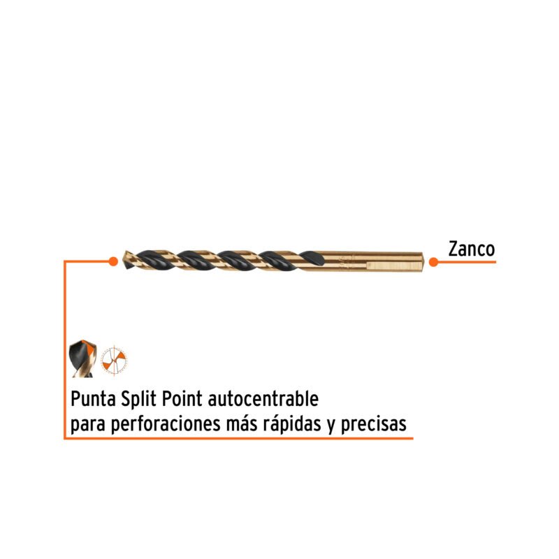 BAV-5-16FC1.jpg Código: 11142 Broca HSS 5/16' Trugold para metal, Truper Expert BAV-5-16