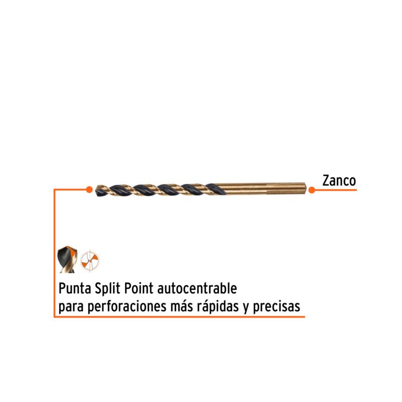 Código: 12745 Broca HSS 7/32' Trugold para metal en blíster, Expert BAV-7-32-B