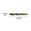 Código: 11174 Broca HSS 7/8' Trugold para metal, Truper Expert BAV-7-8