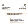 Código: 11236 Broca para concreto de 5/8 x 6', Truper BCT-5-8X6