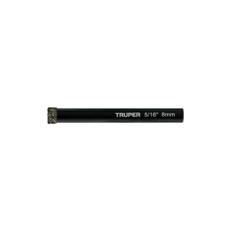 BD-8.jpg Código: 103433 Broca diamantada 8mm (5/16'), TRUPER BD-8