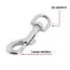 Código: 44031 Bandola de zinc de 5/8' giratoria, Fiero BDZ-3-1-2