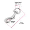 Código: 44031 Bandola de zinc de 5/8' giratoria, Fiero BDZ-3-1-2