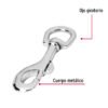 Código: 44033 Bandola de zinc de 1' giratoria, Fiero BDZ-4-1-4