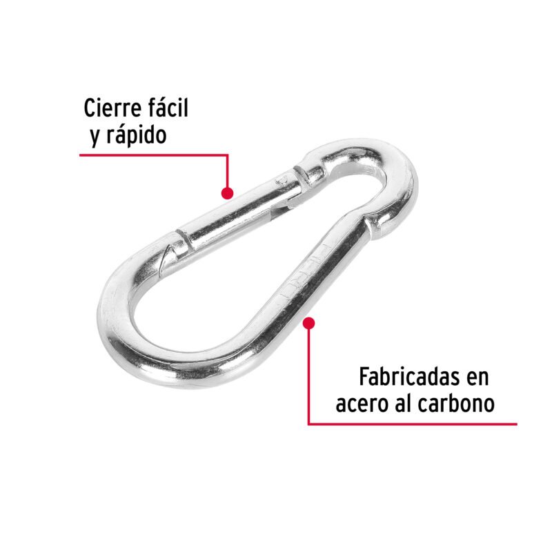 BMA-3-8FC1.jpg Código: 44040 Bandola mosquetón de acero 3/8', Fiero BMA-3-8