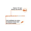 Código: 101806 Broca multimaterial 1/4 x 6', Truper BMC-1-4X6