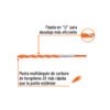 Código: 101807 Broca multimaterial 5/16 x 6', Truper BMC-5-16X6