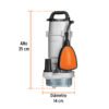 Código: 15001 Bomba sumergible cubierta aluminio,agua limpia,1/2HP, TRUPER BOS-1-2LPX