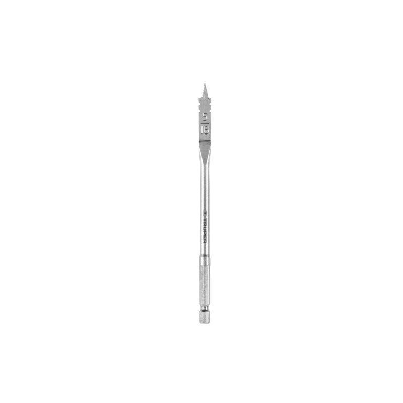 BPT-5-16.jpg Código: 11363 Broca plana de manita 5/16' para madera, Truper BPT-5-16