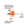 Código: 11481 Broca para router, doble romana, 1-3/8' con balero, Truper BROU-DR1-3-8X