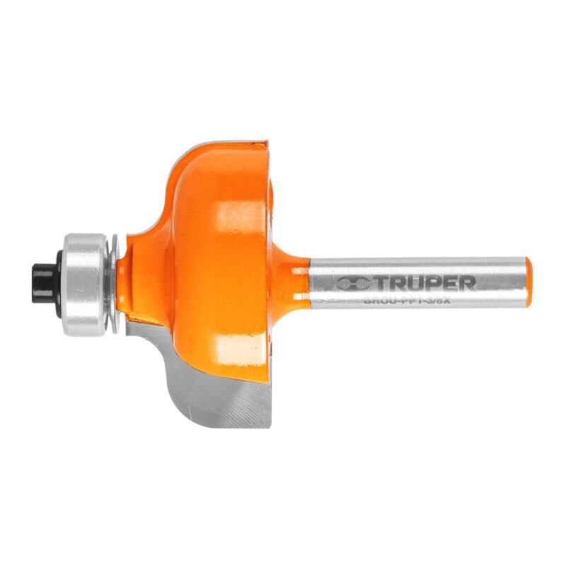 BROU-PP1-3-8X.jpg Código: 11480 Broca para router, pecho paloma, 1-3/8' con balero, Truper BROU-PP1-3-8X