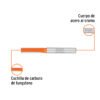 Código: 11453 Broca para router, recta 2 filos, 1/4', larga, Truper BROU-R2-1-4L