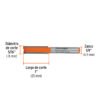 Código: 11454 Broca para router, recta 2 filos, 5/16', Truper BROU-R2-5-16
