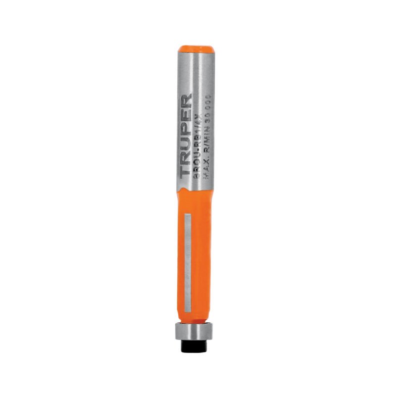 BROU-RB1-4X.jpg Código: 102720 Broca para router, corte recto, 1/4' con balero, Truper BROU-RB1-4X
