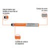 Código: 102720 Broca para router, corte recto, 1/4' con balero, Truper BROU-RB1-4X
