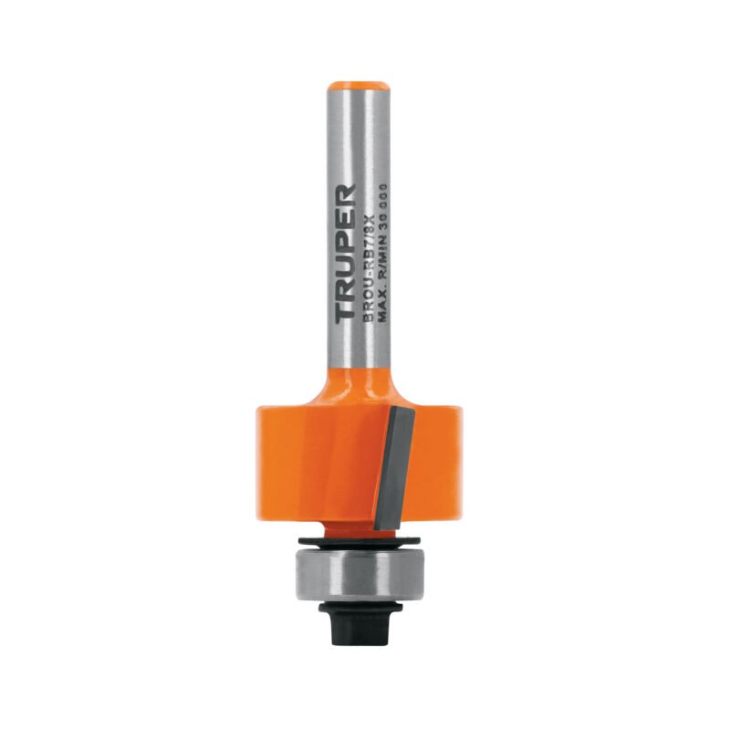 BROU-RB7-8X.jpg Código: 102724 Broca para router, rebajado, 7/8' con balero, Truper BROU-RB7-8X