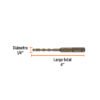 Código: 11263 Broca SDS Plus 1/4 x 4', Truper BS-1-4X4