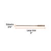 Código: 11261 Broca SDS Plus 3/16 x 8', Truper BS-3-16X8