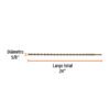 Código: 11276 Broca SDS Plus 5/8 x 24', Truper BS-5-8X24