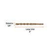 Código: 11284 Broca SDS Plus 5/8 x 8', Truper BS-5-8X8