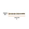 Código: 11273 Broca SDS Plus 9/16 x 6', Truper BS-9-16X6